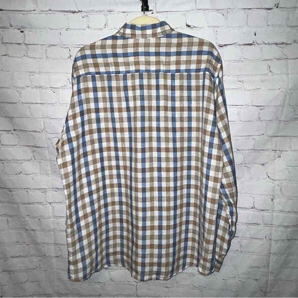 Haupt linen shirt size XL/17 1/2 - Picture 5 of 6